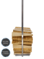 Preview: Namor© Edelstahl Kaminholzregal | Kaminholzständer | Holzaufbewahrung | Holztrage | Holzlager | Rostfreier Innen- oder Außeneinsatz | Handmade in Germany